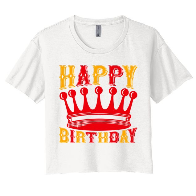 Happy Birthday Crop Top