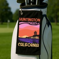 Huntington Beach Golf Towel