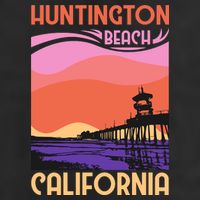Huntington Beach Golf Towel