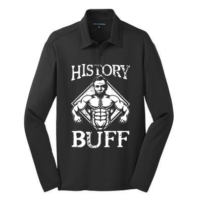 History Buff Silk Touch Performance Long Sleeve Polo