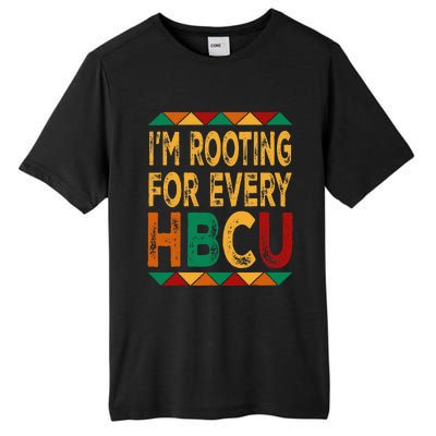 HBCU Black History Month I'm Rooting For Every HBCU Tall Fusion ChromaSoft Performance T-Shirt