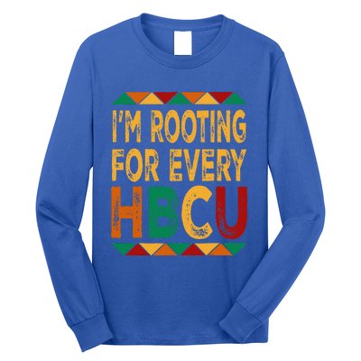 HBCU Black History Month I'm Rooting For Every HBCU Long Sleeve Shirt