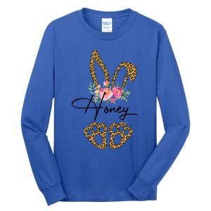 Honey Bunny Happy Easter Day Funny Gigi Gift Cool Gift Tall Long Sleeve T-Shirt