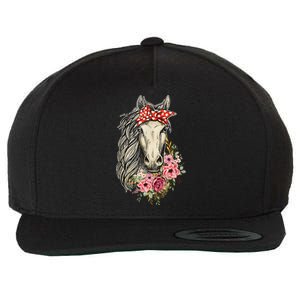 Horse Bandana Horses Animal Horseman Horseback Equestrian Wool Snapback Cap