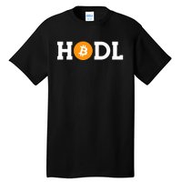 Hodl Bitcoin Hodl Hold Btc Coin Crypto Trader Freedom Gift Tall T-Shirt