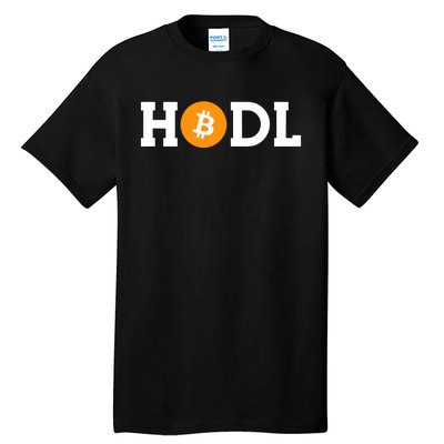 Hodl Bitcoin Hodl Hold Btc Coin Crypto Trader Freedom Gift Tall T-Shirt