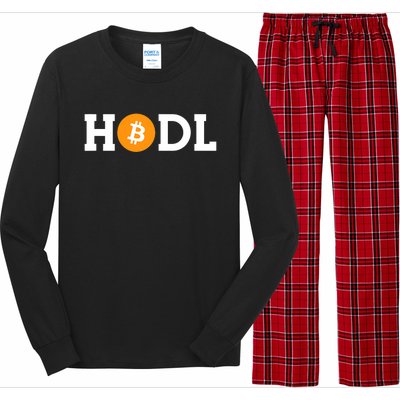 Hodl Bitcoin Hodl Hold Btc Coin Crypto Trader Freedom Gift Long Sleeve Pajama Set