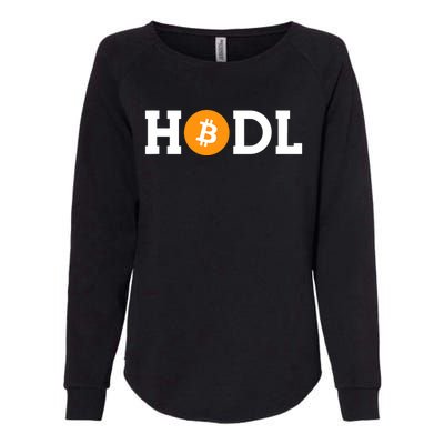 Hodl Bitcoin Hodl Hold Btc Coin Crypto Trader Freedom Gift Womens California Wash Sweatshirt