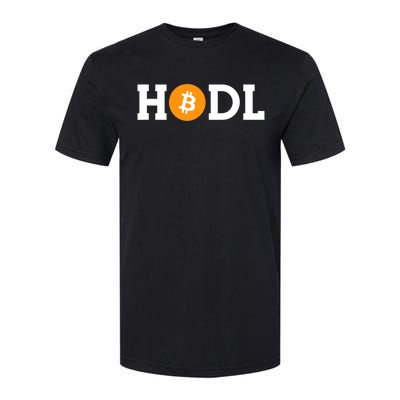 Hodl Bitcoin Hodl Hold Btc Coin Crypto Trader Freedom Gift Softstyle CVC T-Shirt