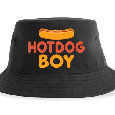 Hotdog Boy Hotdog Lover Gift Sustainable Bucket Hat