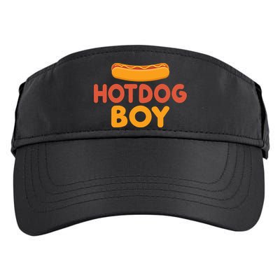 Hotdog Boy Hotdog Lover Gift Adult Drive Performance Visor