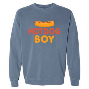 Hotdog Boy Hotdog Lover Gift Garment-Dyed Sweatshirt