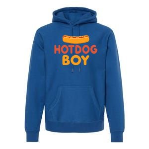 Hotdog Boy Hotdog Lover Gift Premium Hoodie