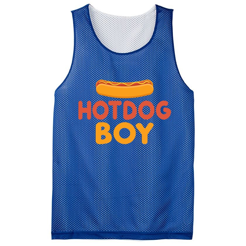 Hotdog Boy Hotdog Lover Gift Mesh Reversible Basketball Jersey Tank