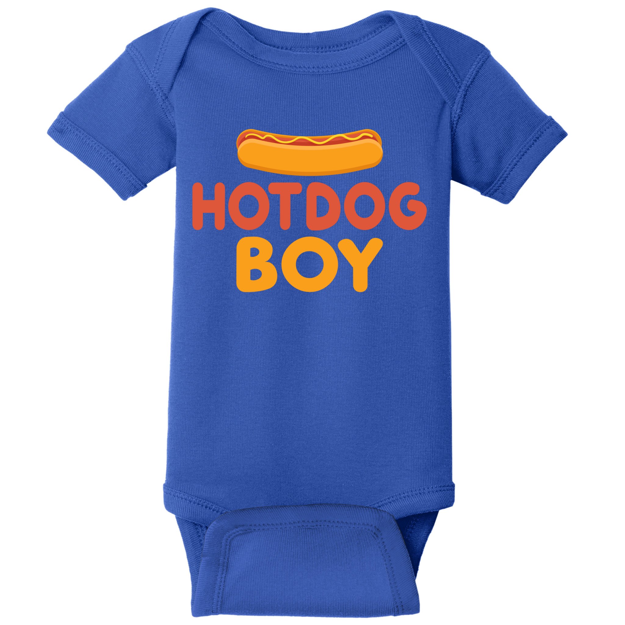 Hotdog Boy Hotdog Lover Gift Baby Bodysuit