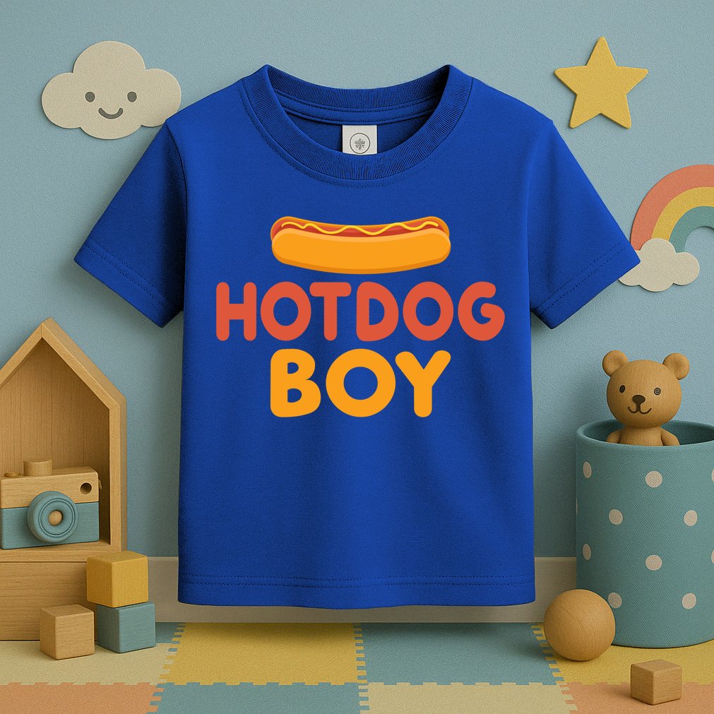 Hotdog Boy Hotdog Lover Gift Toddler T-Shirt