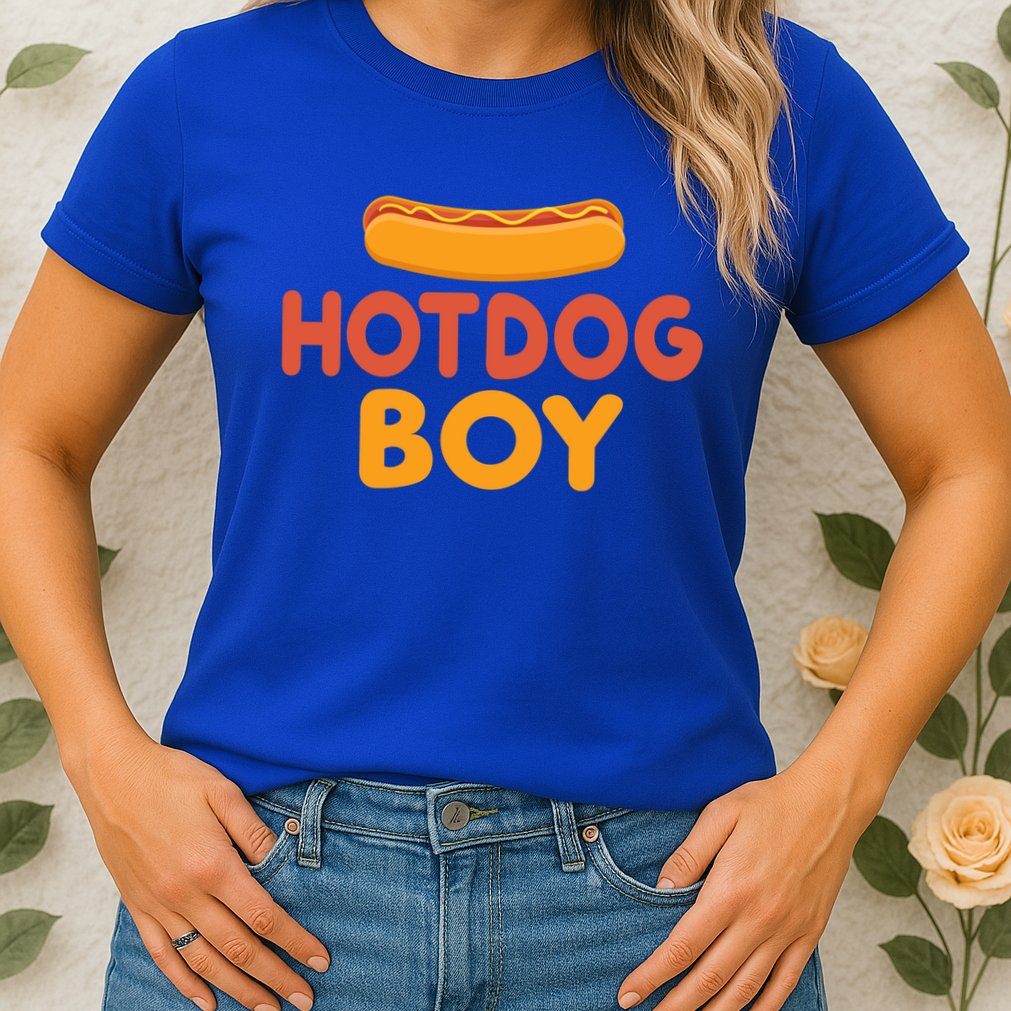 Hotdog Boy Hotdog Lover Gift Womens T-Shirt