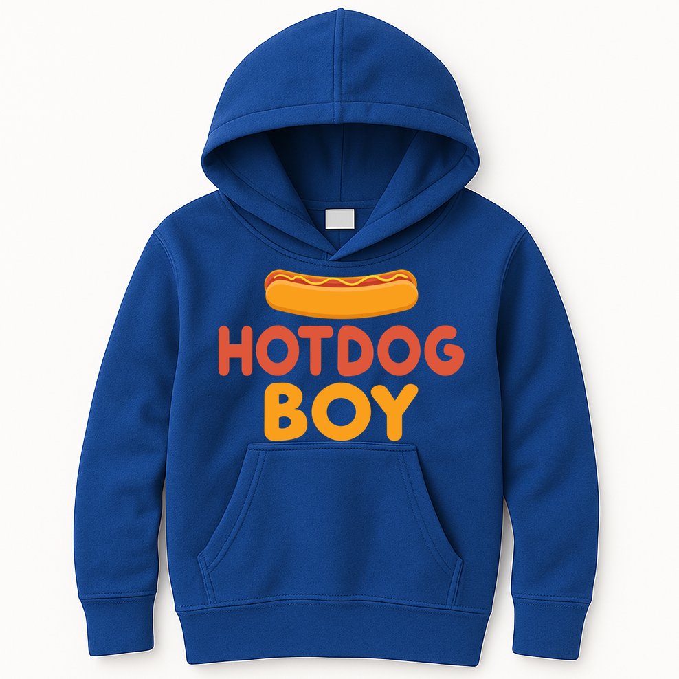 Hotdog Boy Hotdog Lover Gift Kids Hoodie