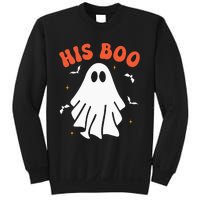 Her Boo & His Boo Funny Matching Halloween Pajama Couples Sweatshirt