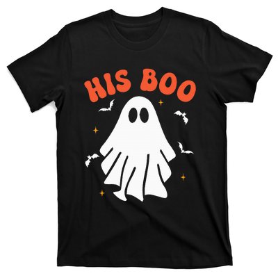 Her Boo & His Boo Funny Matching Halloween Pajama Couples T-Shirt