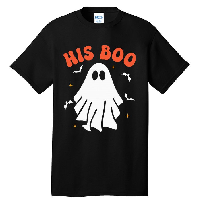 Her Boo & His Boo Funny Matching Halloween Pajama Couples Tall T-Shirt