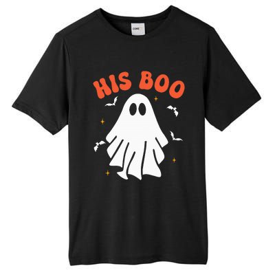 Her Boo & His Boo Funny Matching Halloween Pajama Couples Tall Fusion ChromaSoft Performance T-Shirt