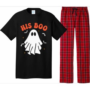 Her Boo & His Boo Funny Matching Halloween Pajama Couples Pajama Set