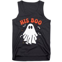 Her Boo & His Boo Funny Matching Halloween Pajama Couples Tank Top