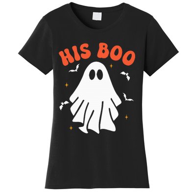 Her Boo & His Boo Funny Matching Halloween Pajama Couples Women's T-Shirt