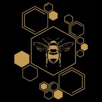 Honey Bee Hive Honeycomb Beekeeping Beekeeper Gift Sustainable Bucket Hat