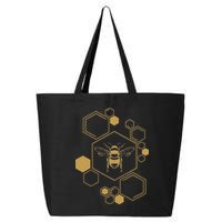 Honey Bee Hive Honeycomb Beekeeping Beekeeper Gift 25L Jumbo Tote
