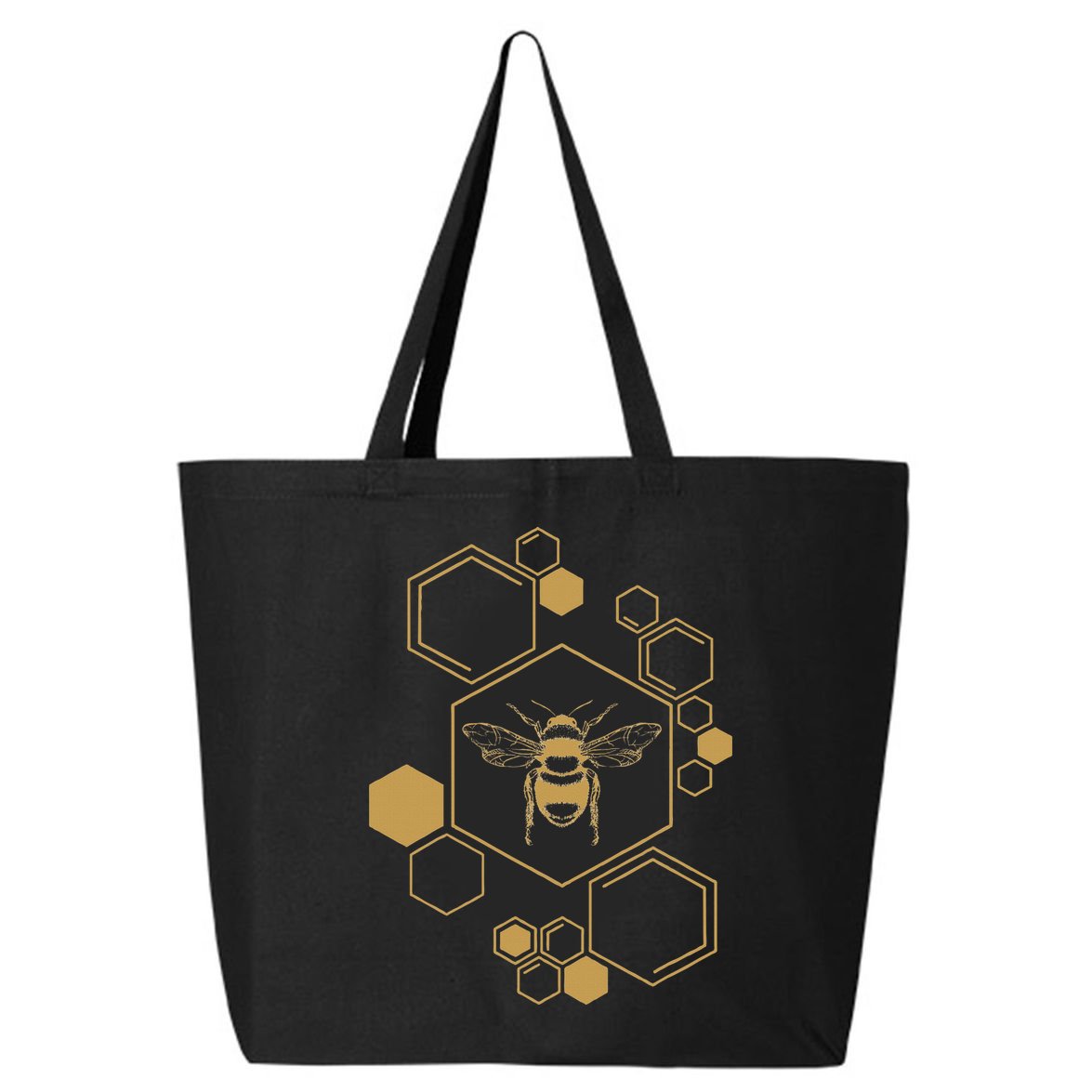 Honey Bee Hive Honeycomb Beekeeping Beekeeper Gift 25L Jumbo Tote