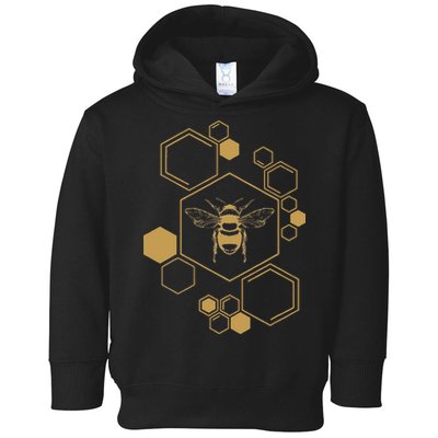 Honey Bee Hive Honeycomb Beekeeping Beekeeper Gift Toddler Hoodie