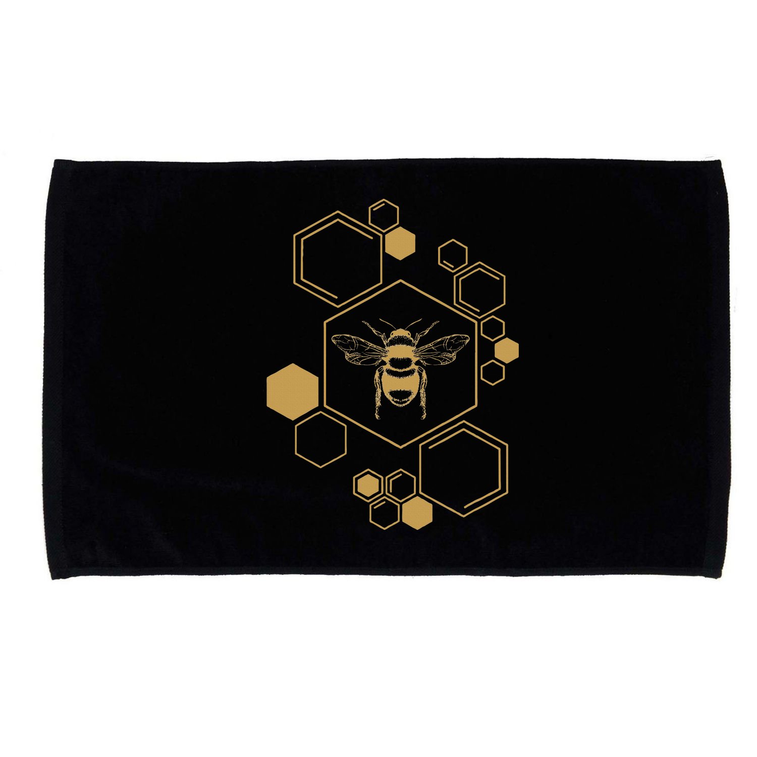 Honey Bee Hive Honeycomb Beekeeping Beekeeper Gift Microfiber Hand Towel