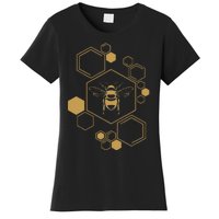 Honey Bee Hive Honeycomb Beekeeping Beekeeper Gift Women's T-Shirt