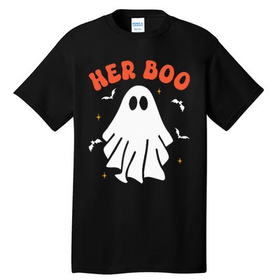 Her Boo & His Boo Funny Matching Halloween Pajama Couples Tall T-Shirt