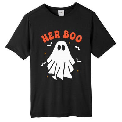 Her Boo & His Boo Funny Matching Halloween Pajama Couples Tall Fusion ChromaSoft Performance T-Shirt