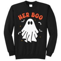 Her Boo & His Boo Funny Matching Halloween Pajama Couples Tall Sweatshirt