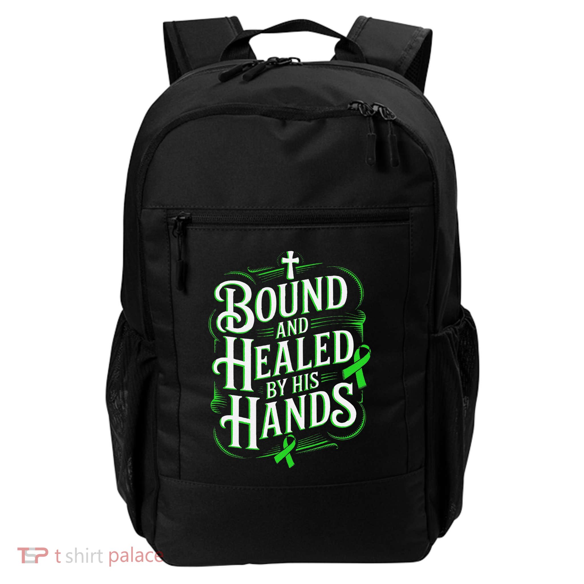 Healed By His Hands Spinal Cord Injury Awareness Daily Commute Backpack