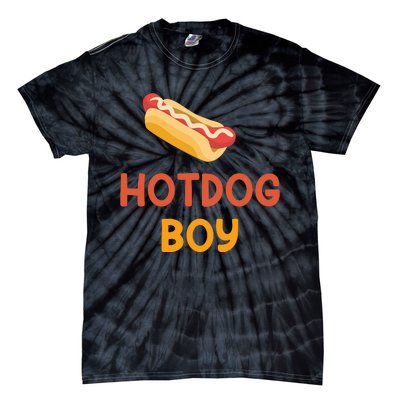 Hotdog Boy Hotdog Lover Gift Tie-Dye T-Shirt