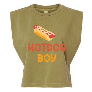 Hotdog Boy Hotdog Lover Gift Garment-Dyed Women's Muscle Tee