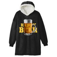 Happy Beer Hooded Wearable Blanket