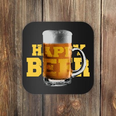 Happy Beer Coaster