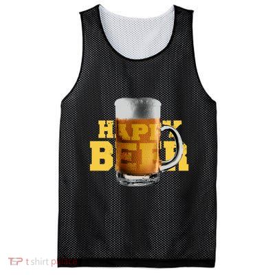 Happy Beer Mesh Reversible Basketball Jersey Tank
