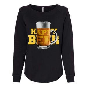 Happy Beer Womens California Wash Sweatshirt