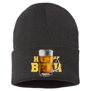 Happy Beer Sustainable Knit Beanie