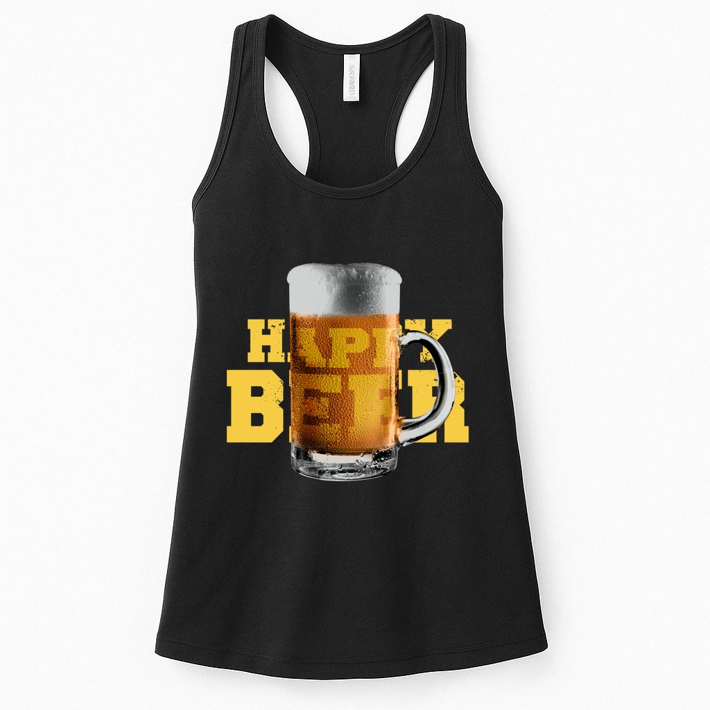 Happy Beer Womens Tank Top