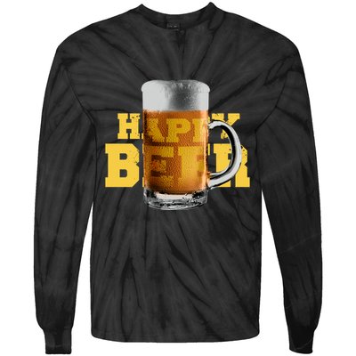 Happy Beer Tie-Dye Long Sleeve Shirt