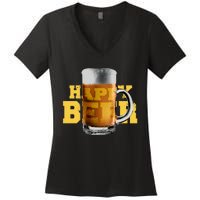 Happy Beer Women's V-Neck T-Shirt