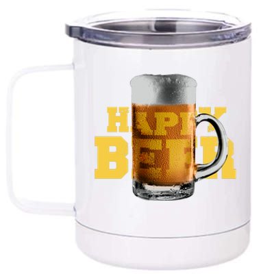 Happy Beer 12 oz Stainless Steel Tumbler Cup